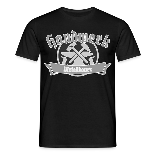Unisex T-Shirt "Metallbauer" Schwarz Männer T-Shirt