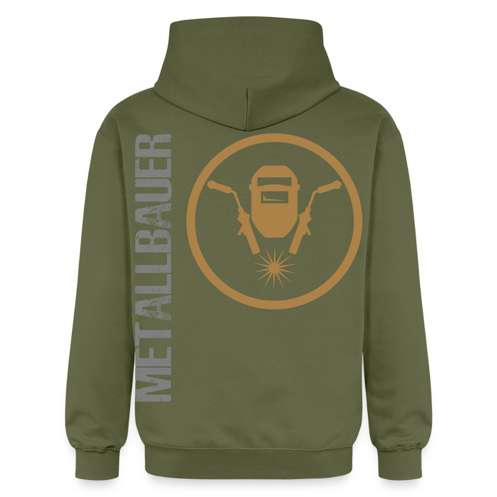 Gildan Unisex Softstyle® "Metallbauer" Militärgrün Gildan Unisex Softstyle® Midweight Hoodie