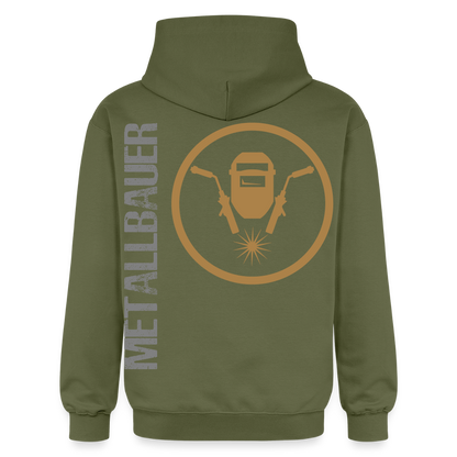 Gildan Unisex Softstyle® "Metallbauer" Militärgrün Gildan Unisex Softstyle® Midweight Hoodie
