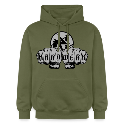 Gildan Unisex Softstyle® "Elektriker" Militärgrün Gildan Unisex Softstyle® Midweight Hoodie