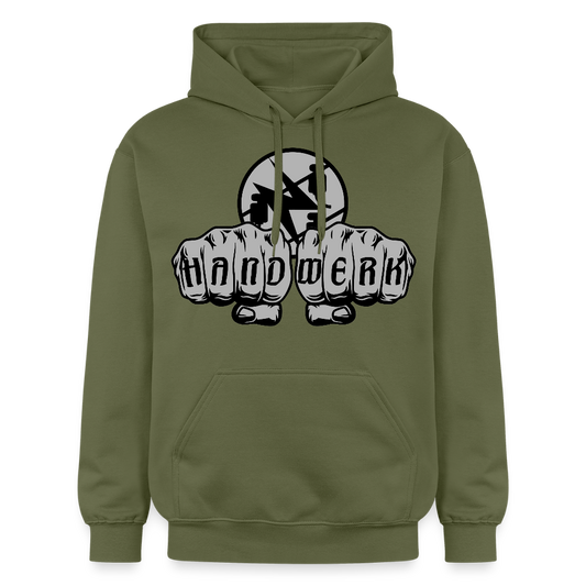Gildan Unisex Softstyle® "Elektriker" Militärgrün Gildan Unisex Softstyle® Midweight Hoodie