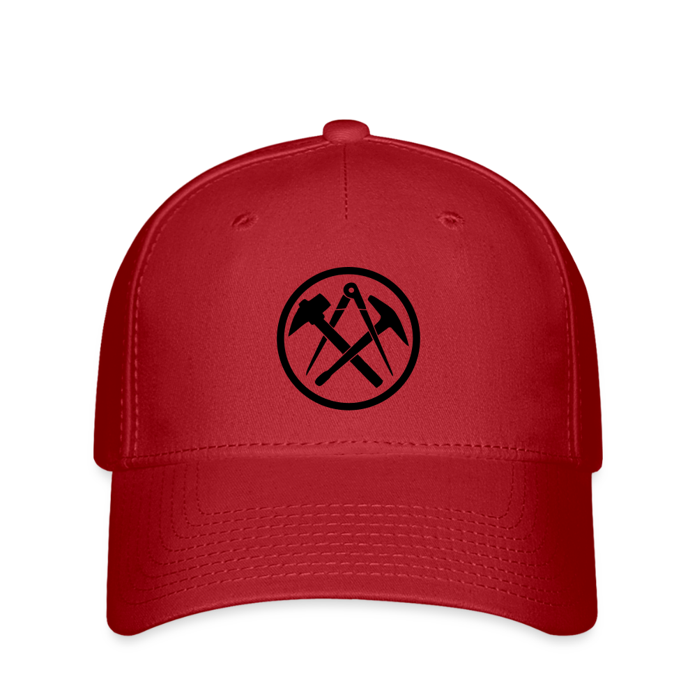 Flexfit Cap "Dachdecker" Rot Flexfit Cap