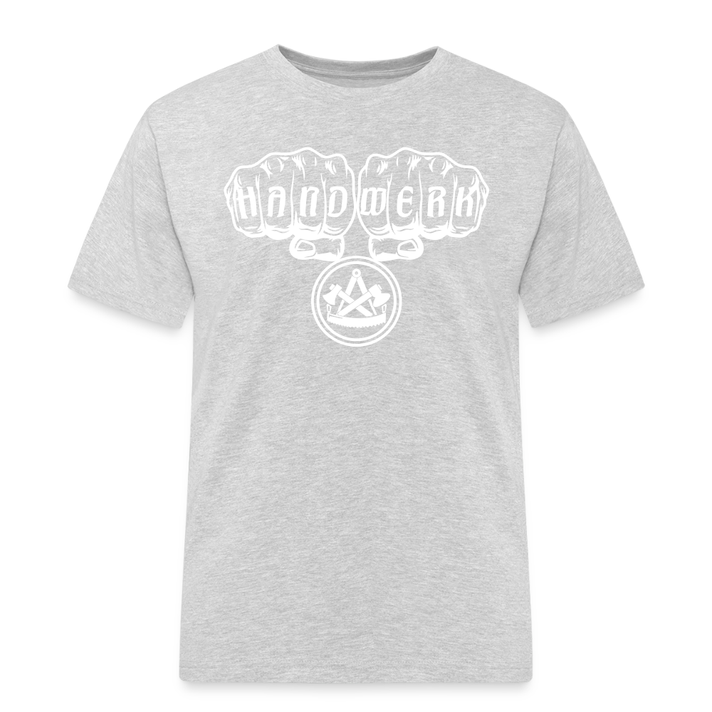 Männer Workwear T-Shirt "Zimmermann" - Grau meliert