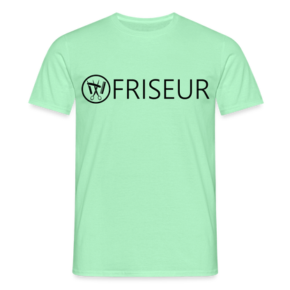 Unisex T-Shirt "Friseur" Mintgrün Männer T-Shirt