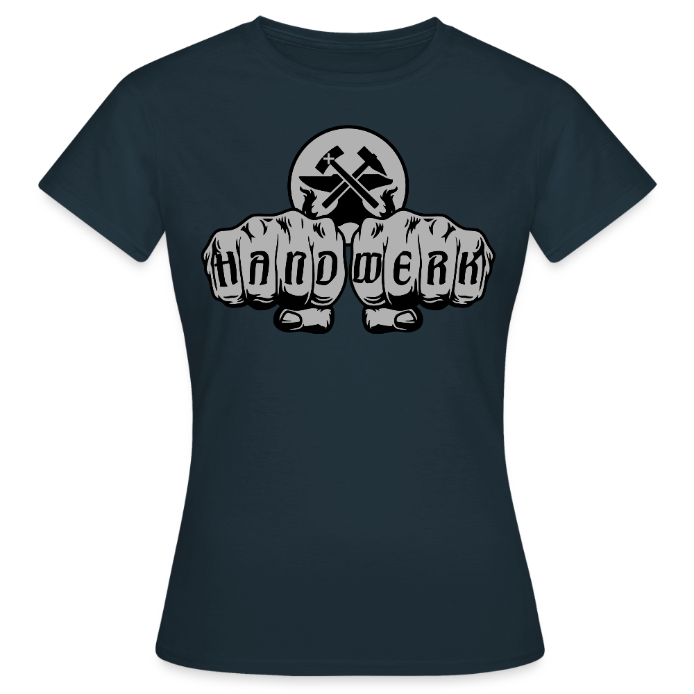 Frauen T-Shirt "Metallbauer" Navy Frauen T-Shirt