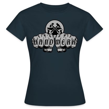 Frauen T-Shirt "Metallbauer" Navy Frauen T-Shirt