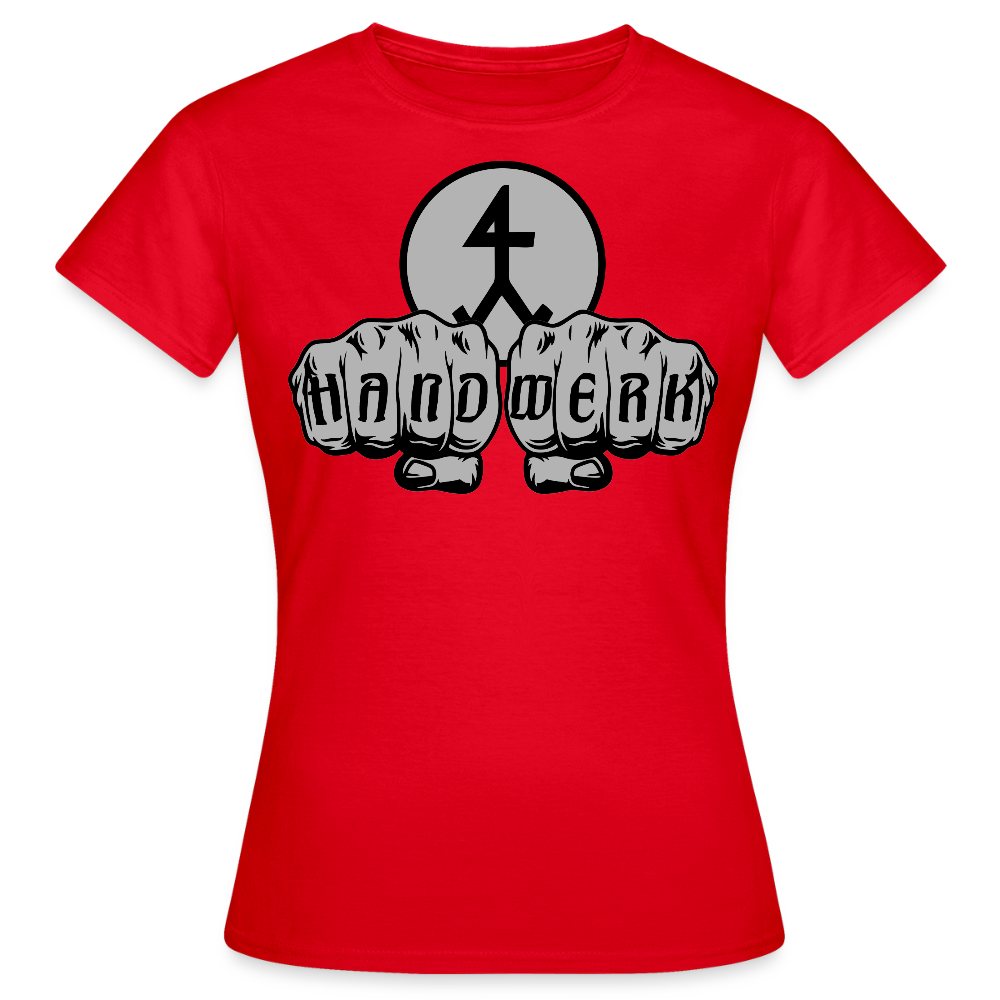 Frauen T-Shirt "Steinmetz" Rot Frauen T-Shirt