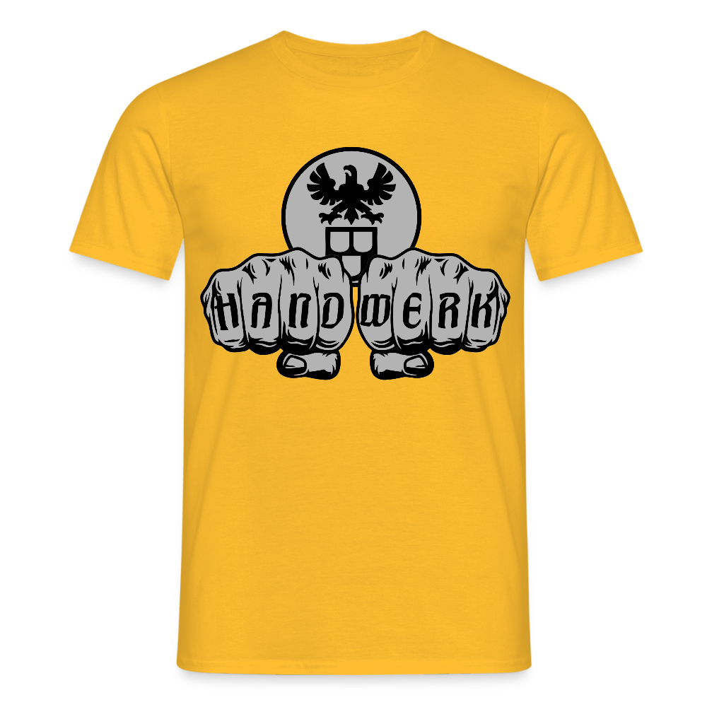 Unisex T-Shirt "Maler" Gelb Männer T-Shirt