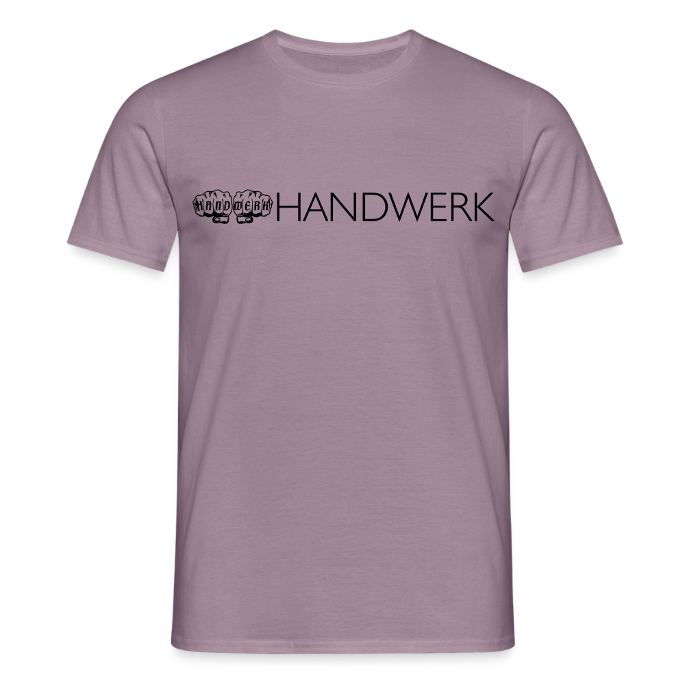 Unisex T-Shirt "Handwerk" Lilagrau Männer T-Shirt