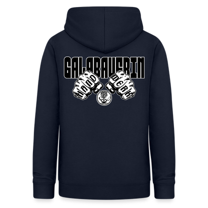 Frauen Hoodie "GaLaBauerin" (beidseitig beruckt) Navy Frauen Hoodie