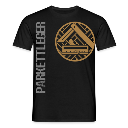 Unisex T-Shirt "Parkettleger" Schwarz Männer T-Shirt