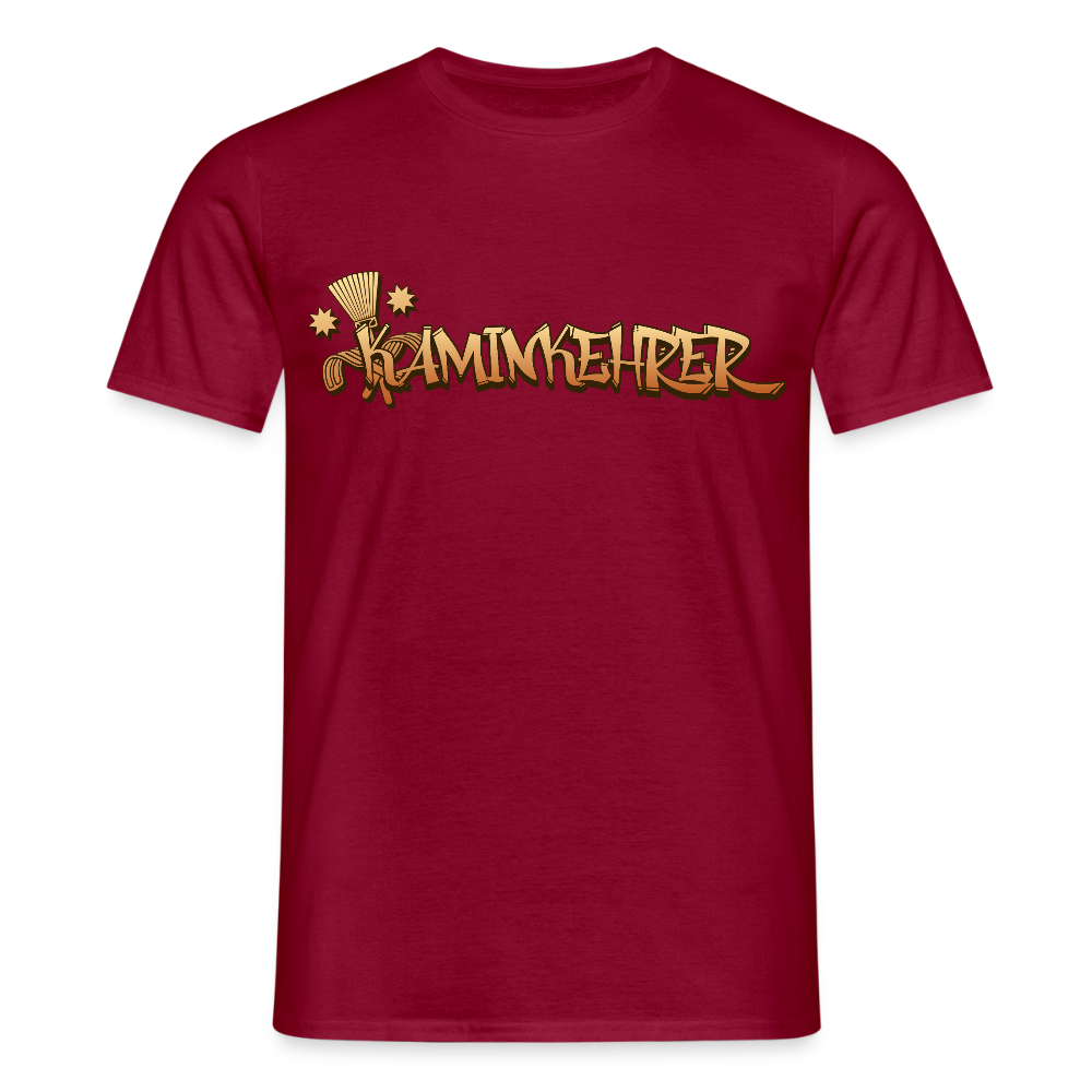 Unisex T-Shirt "Kaminkehrer" Ziegelrot Männer T-Shirt