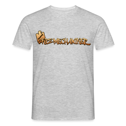 Unisex T-Shirt "KFZ-Mechaniker" Grau meliert Männer T-Shirt