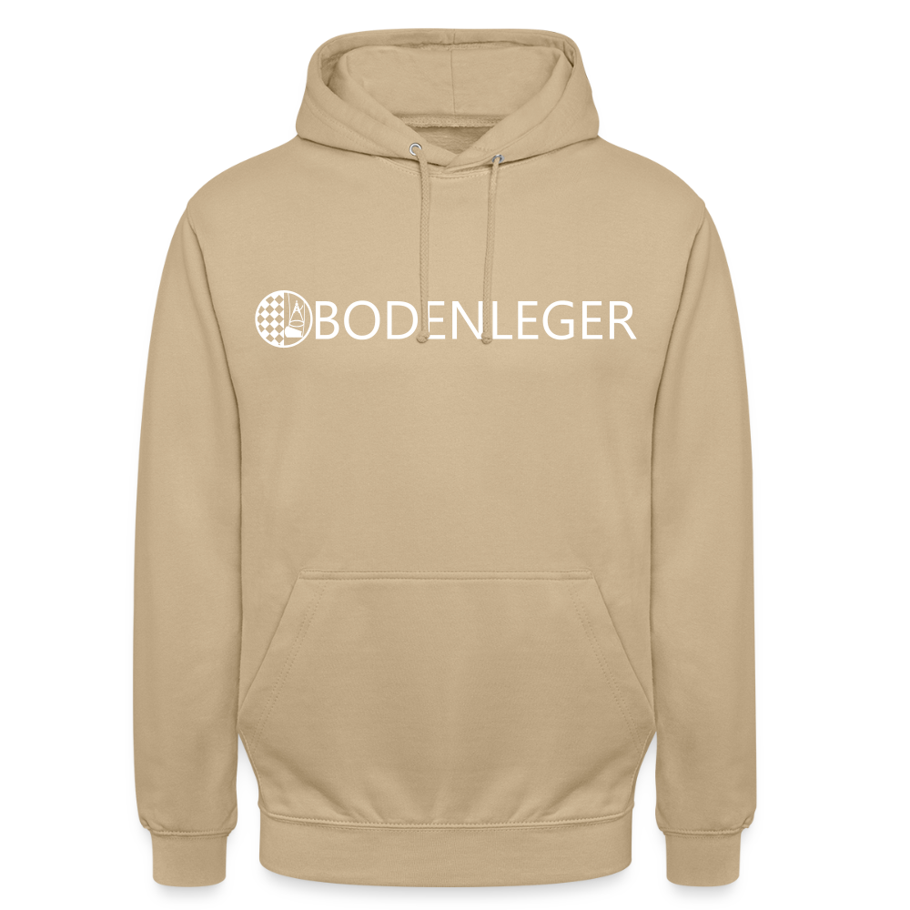 Unisex Hoodie "Bodenleger" Beige Unisex Hoodie