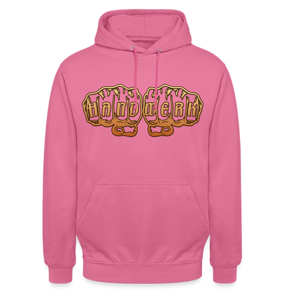 Unisex Hoodie "Handwerk" Pink Unisex Hoodie