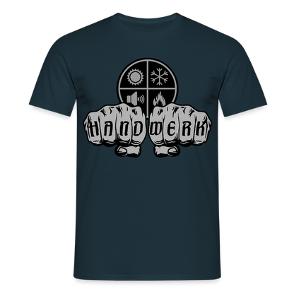 Unisex T-Shirt "Isolierer" Navy Männer T-Shirt