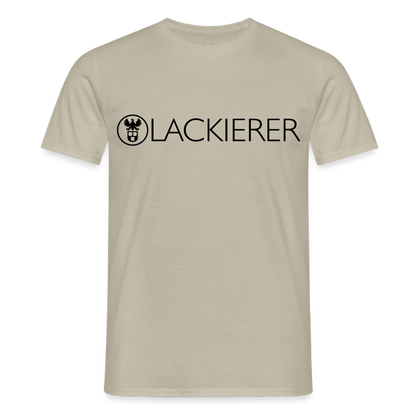 Unisex T-Shirt "Lackierer" Sandbeige Männer T-Shirt