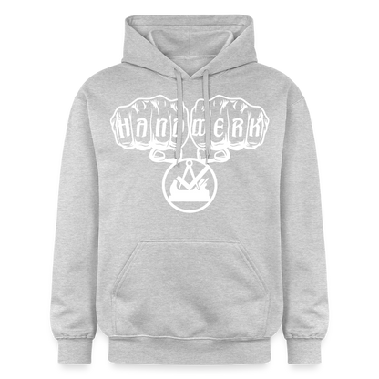 Gildan Unisex Softstyle® "Schreiner/Tischler" Hellgrau meliert Gildan Unisex Softstyle® Midweight Hoodie
