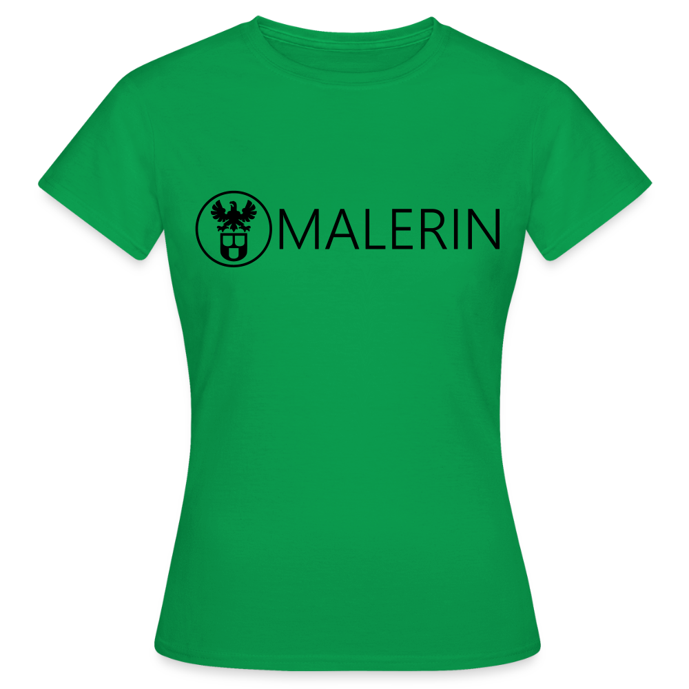 Frauen T-Shirt "Malerin" Kelly Green Frauen T-Shirt