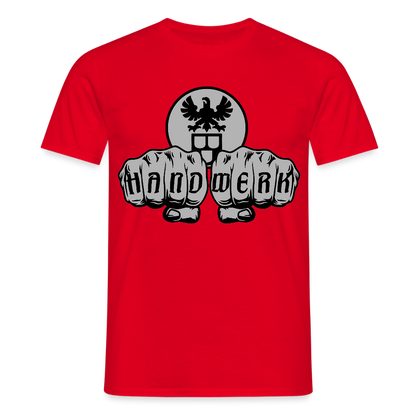 Unisex T-Shirt "Maler" Rot Männer T-Shirt