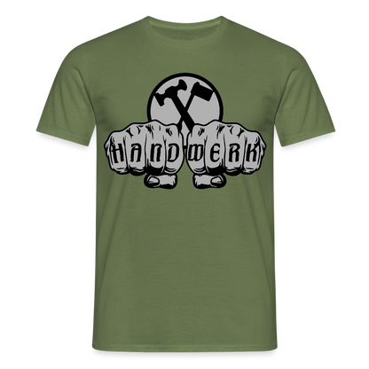 Unisex T-Shirt "Installateur" Militärgrün Männer T-Shirt