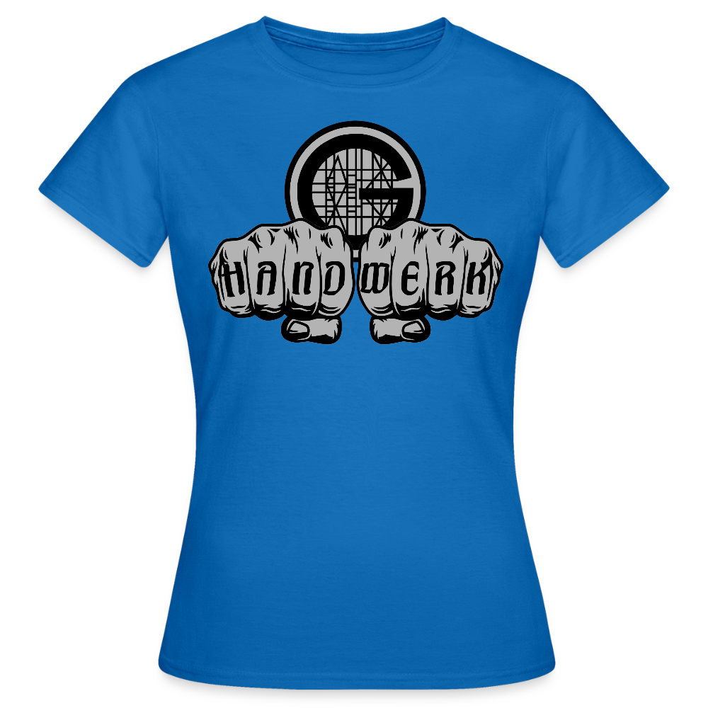 Frauen T-Shirt "Gerüstbauer" - Royalblau