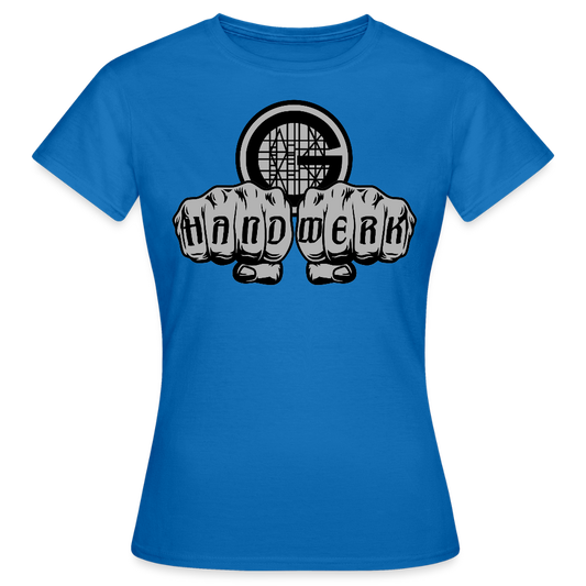 Frauen T-Shirt "Gerüstbauer" - Royalblau