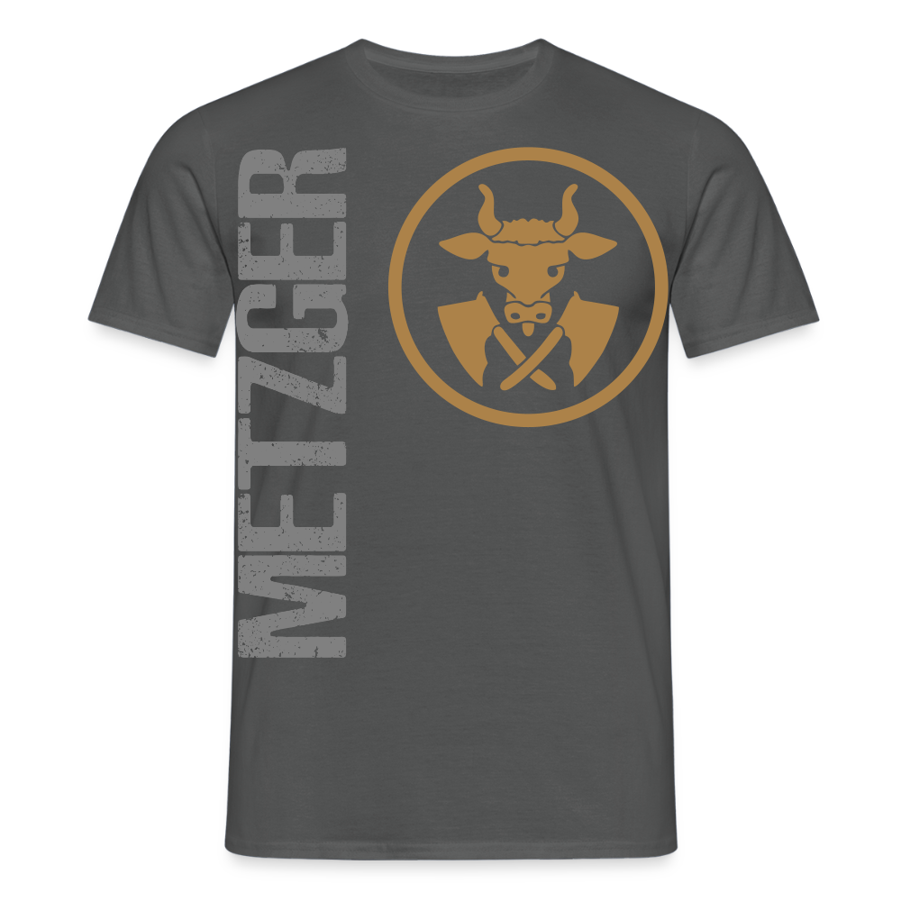 Unisex T-Shirt "Metzger" Anthrazit Männer T-Shirt
