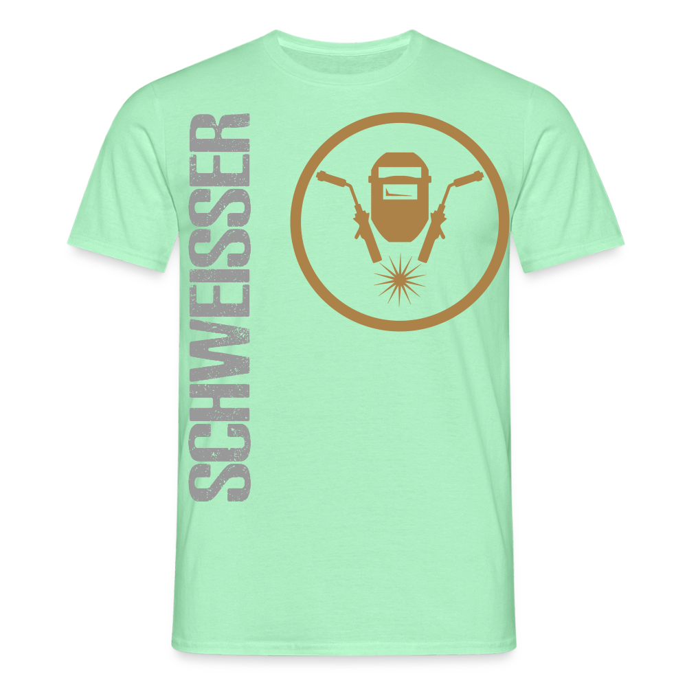 Unisex T-Shirt "Schweisser" Mintgrün Männer T-Shirt