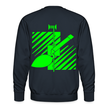 Unisex Premium Pullover "Fliesenleger" neongrün Männer Premium Pullover