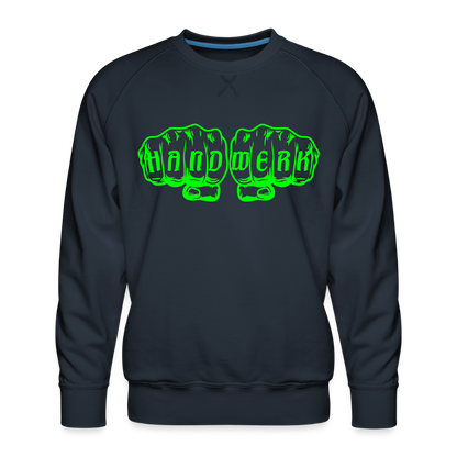 Unisex Premium Pullover "Klimatechniker" neongrün Männer Premium Pullover