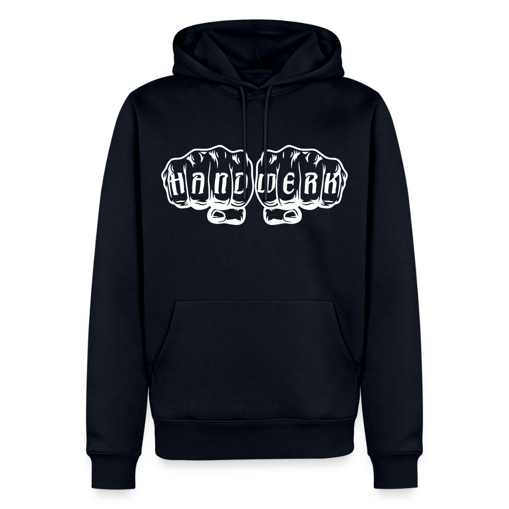 Männer Premium Hoodie "Handwerk" Navy Männer Premium Hoodie