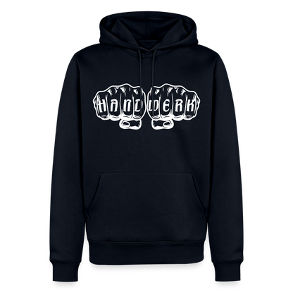 Männer Premium Hoodie "Handwerk" Navy Männer Premium Hoodie