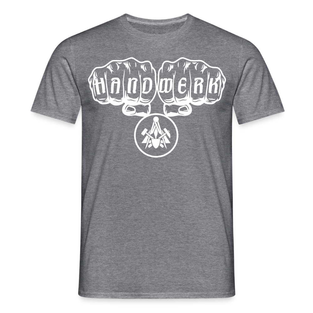 Unisex T-Shirt "Maurer" Graphit meliert Männer T-Shirt