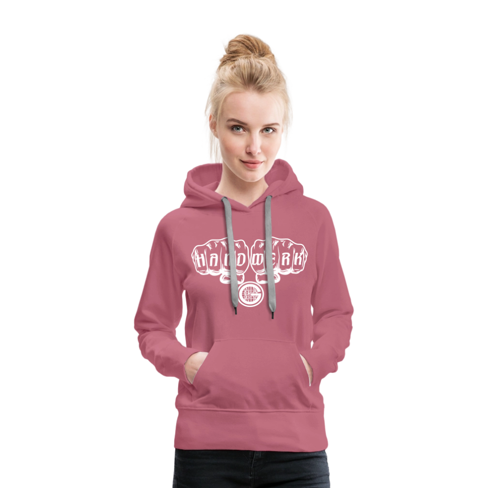 Frauen Premium Hoodie "Gerüstbauer" - Malve