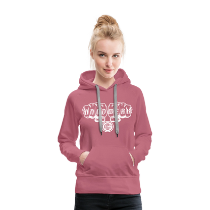 Frauen Premium Hoodie "Gerüstbauer" - Malve