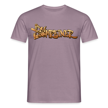 Unisex T-Shirt "Schreiner" Lilagrau Männer T-Shirt
