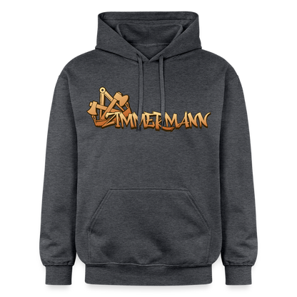 Gildan Unisex Softstyle® "Zimmermann" Dunkelgrau meliert Gildan Unisex Softstyle® Midweight Hoodie