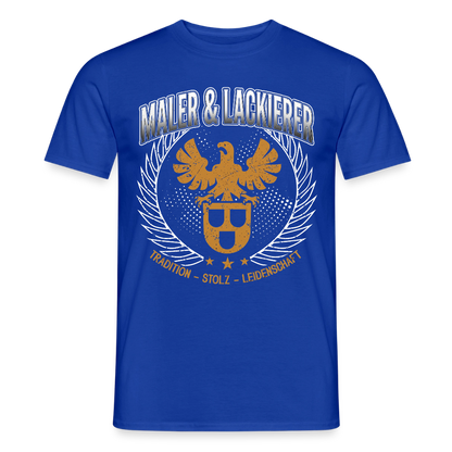 Unisex Maler & Lackierer T-Shirt von Spreadconnect, Männer T-Shirt mit traditionellem Design, auf weißem Hintergrund sichtbar
