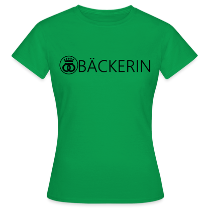 Frauen T-Shirt "Bäckerin" Kelly Green Frauen T-Shirt
