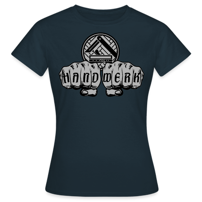 Frauen T-Shirt "Parkettleger" Navy Frauen T-Shirt