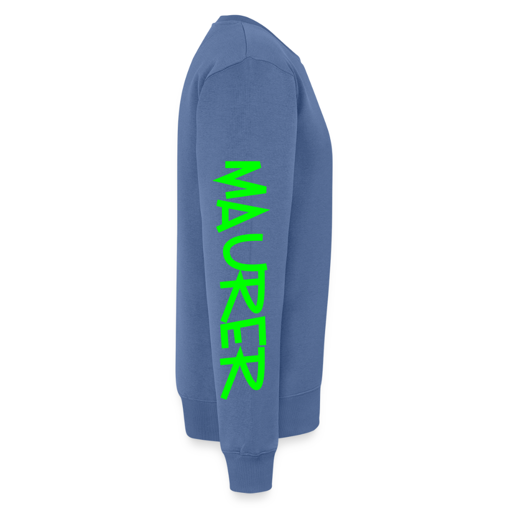 Unisex Premium Pullover "Maurer" neongrün Männer Premium Pullover