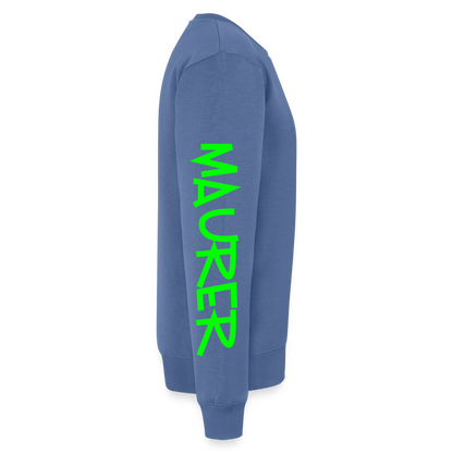 Unisex Premium Pullover "Maurer" neongrün Männer Premium Pullover
