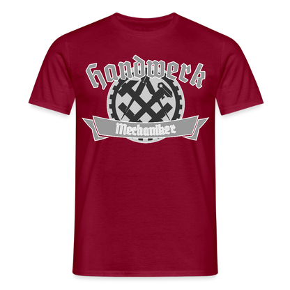 Unisex T-Shirt "Mechaniker" Ziegelrot Männer T-Shirt