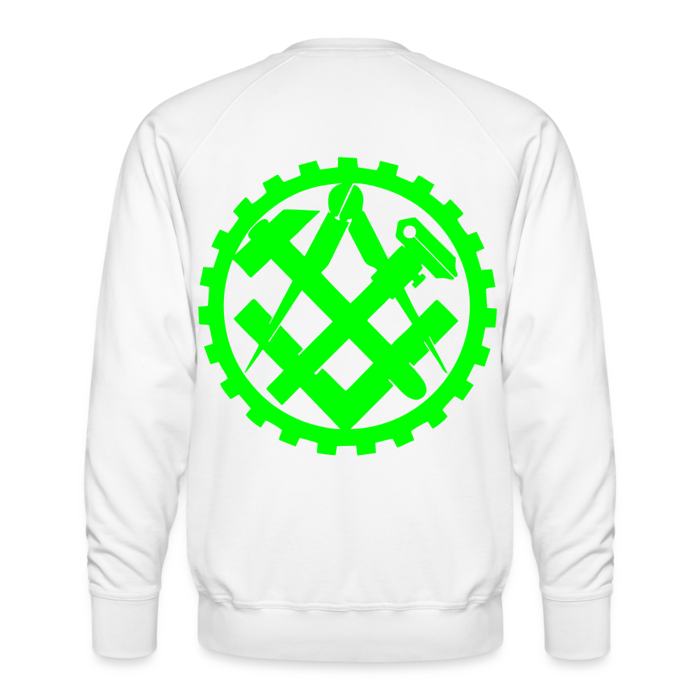 Unisex Premium Pullover "Mechaniker" neongrün Männer Premium Pullover
