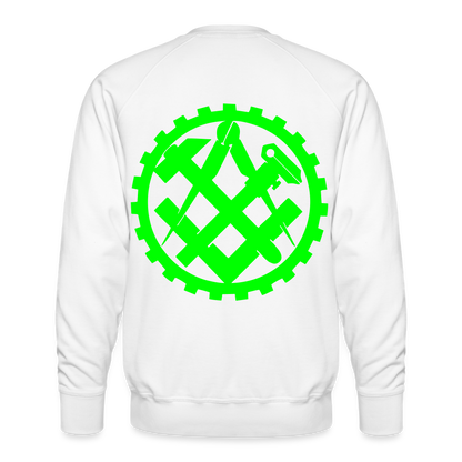 Unisex Premium Pullover "Mechaniker" neongrün Männer Premium Pullover