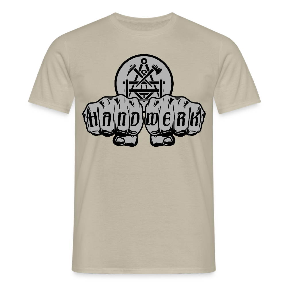Unisex T-Shirt "Betonbauer" Sandbeige Männer T-Shirt