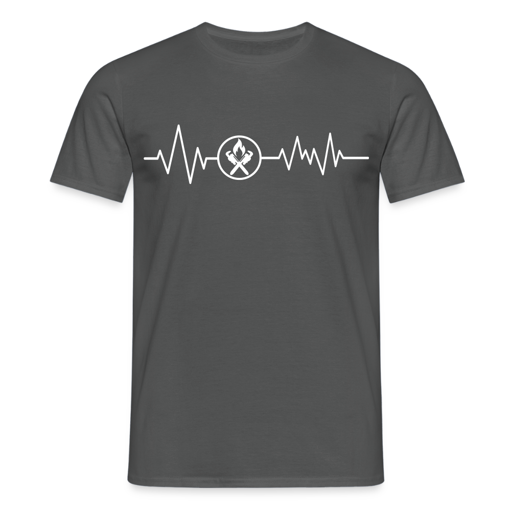 Unisex T-Shirt "Heizungsbauer" Anthrazit Männer T-Shirt
