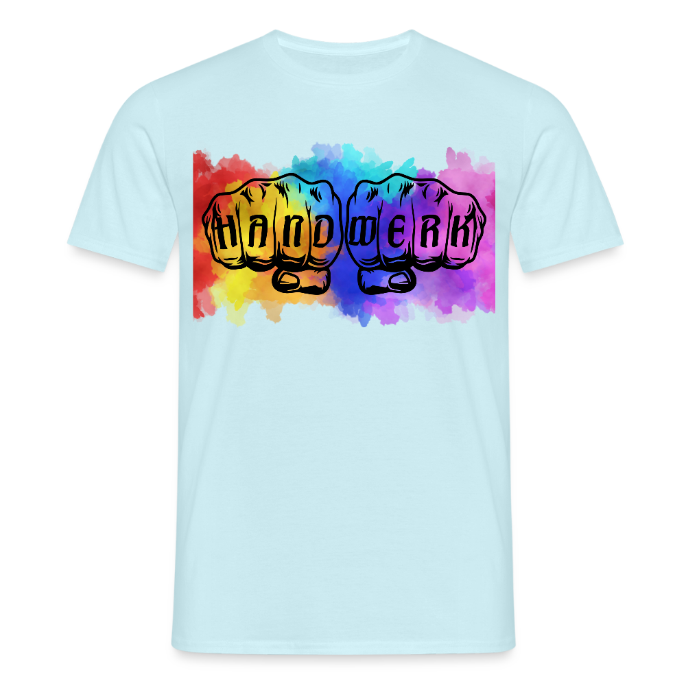 Unisex T-Shirt "Splash-Handwerk" Sky Männer T-Shirt