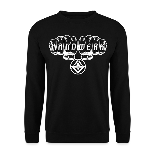Unisex Pullover "Stuckateur" - Schwarz
